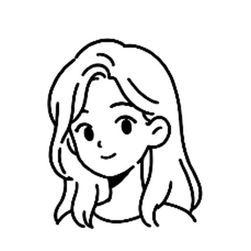 Blanche 简笔画形象